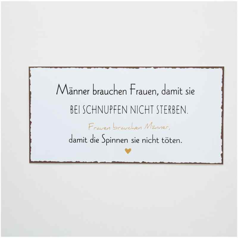 Schild Männer, 3 Sorten