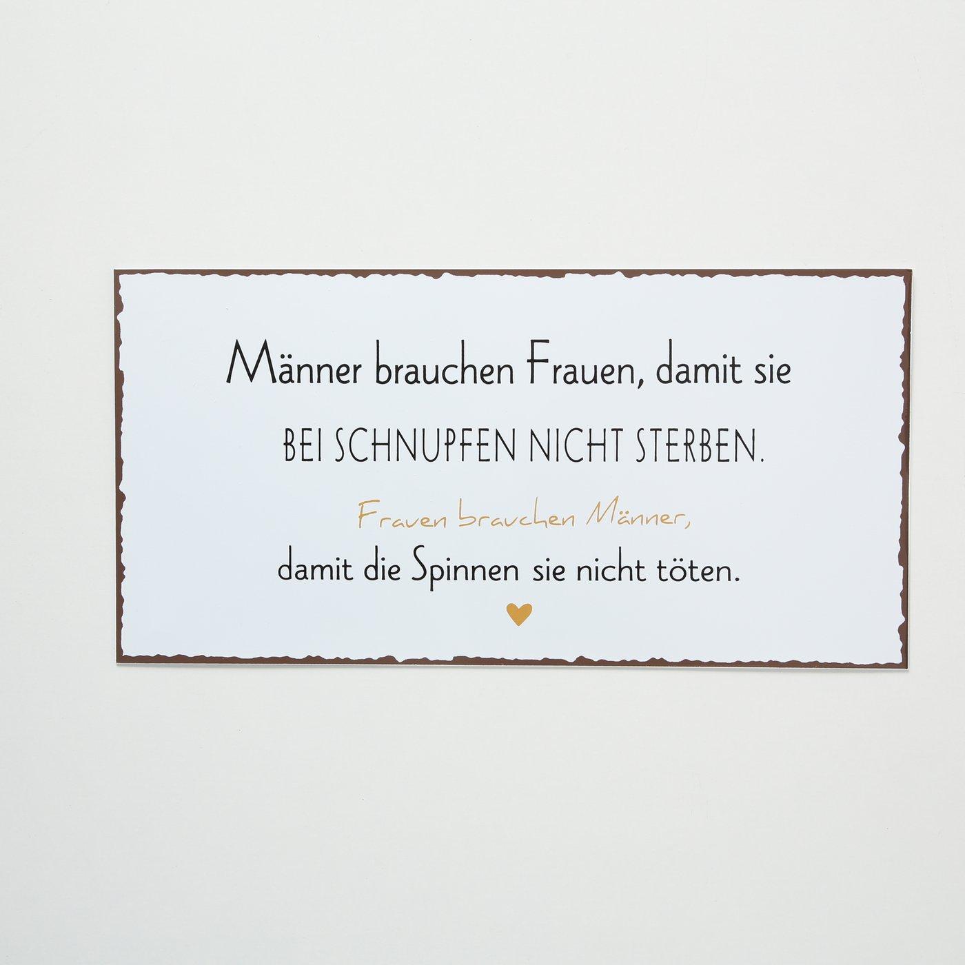 Schild Männer, 3 Sorten