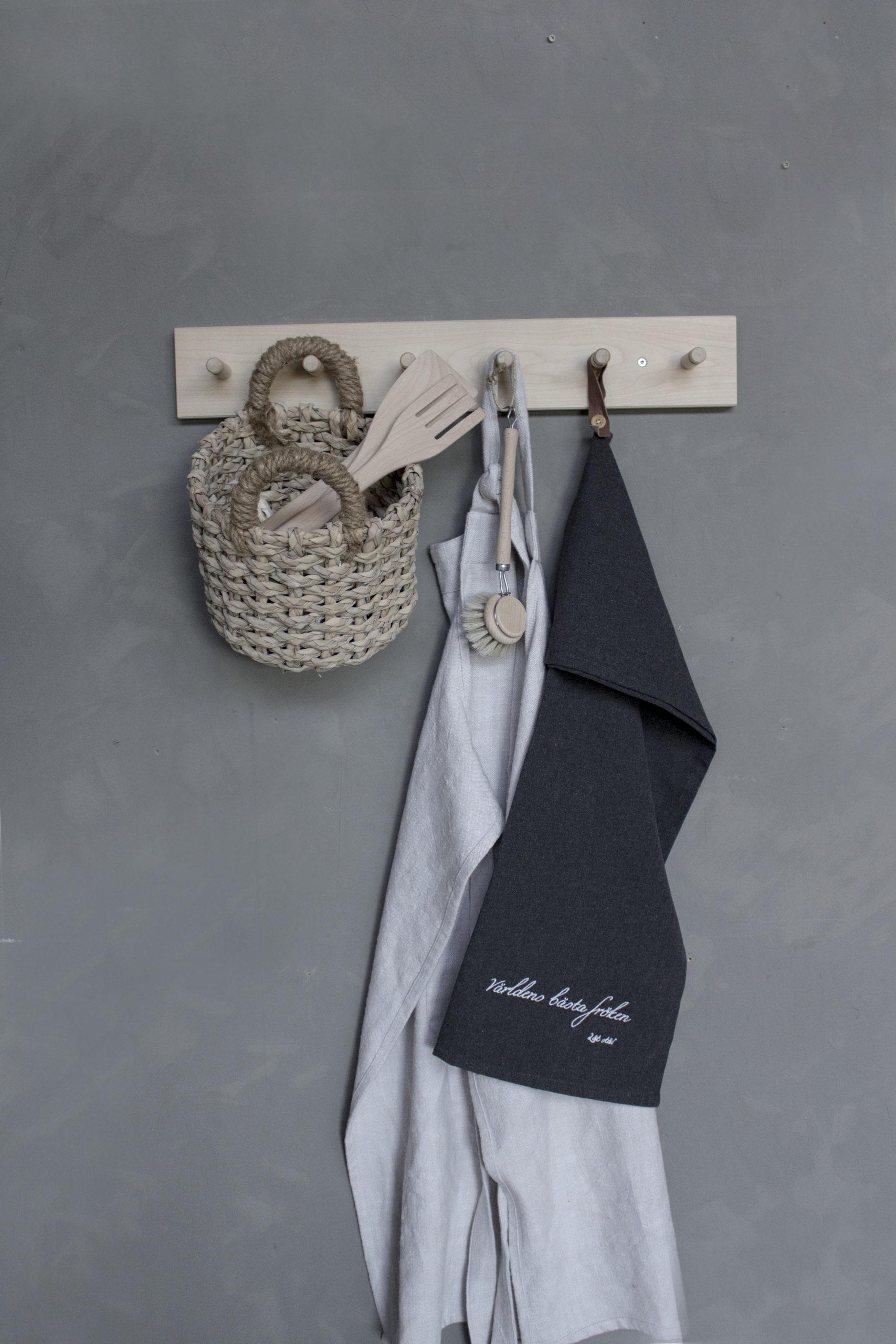 Küchenhandtuch Fröken grau