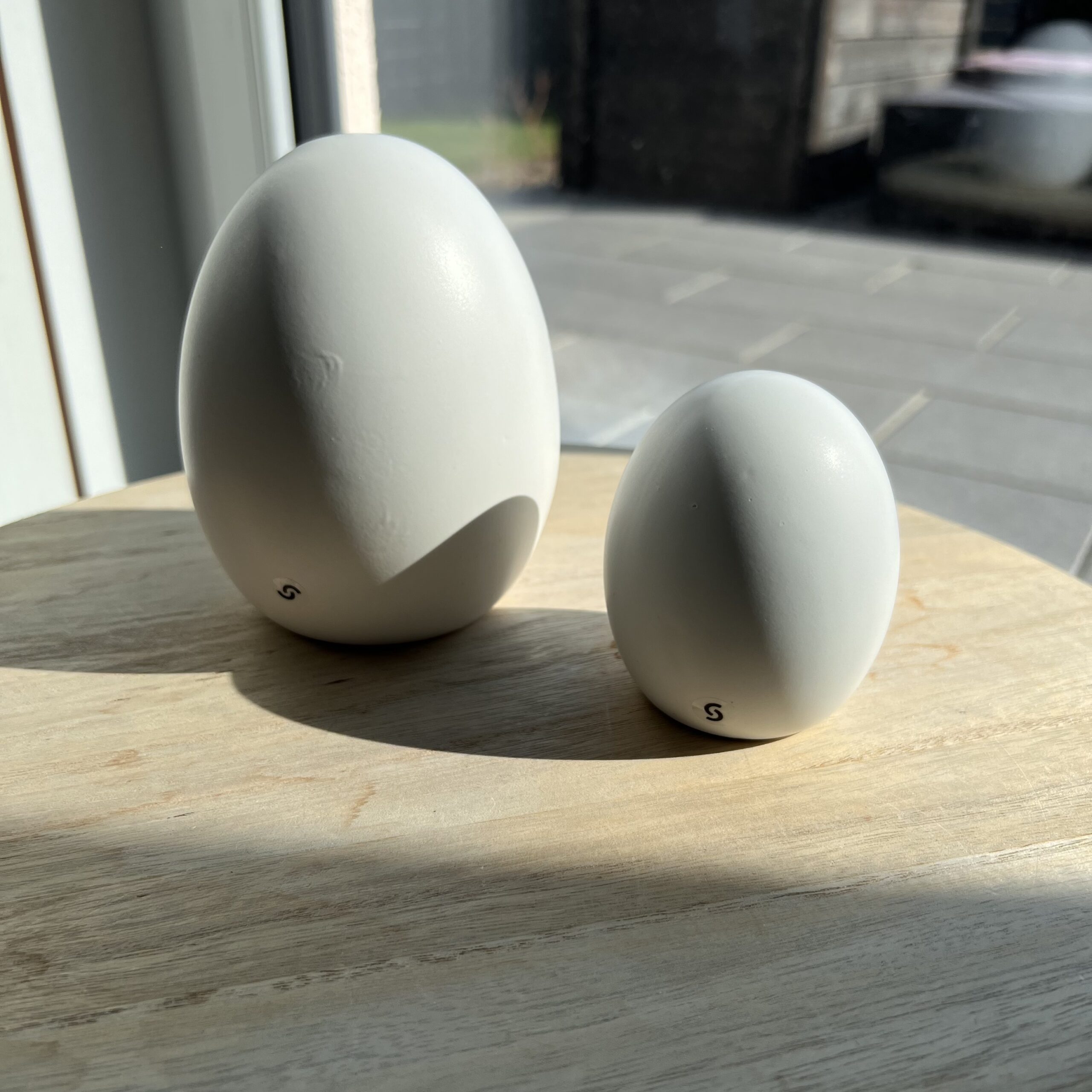 Dekofigur Ei Bjuv weiß