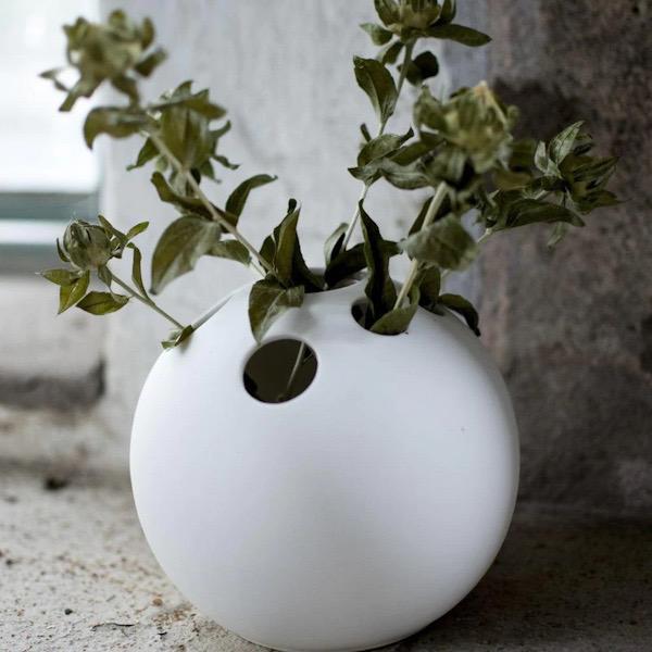 Vase Hult weiß Keramik