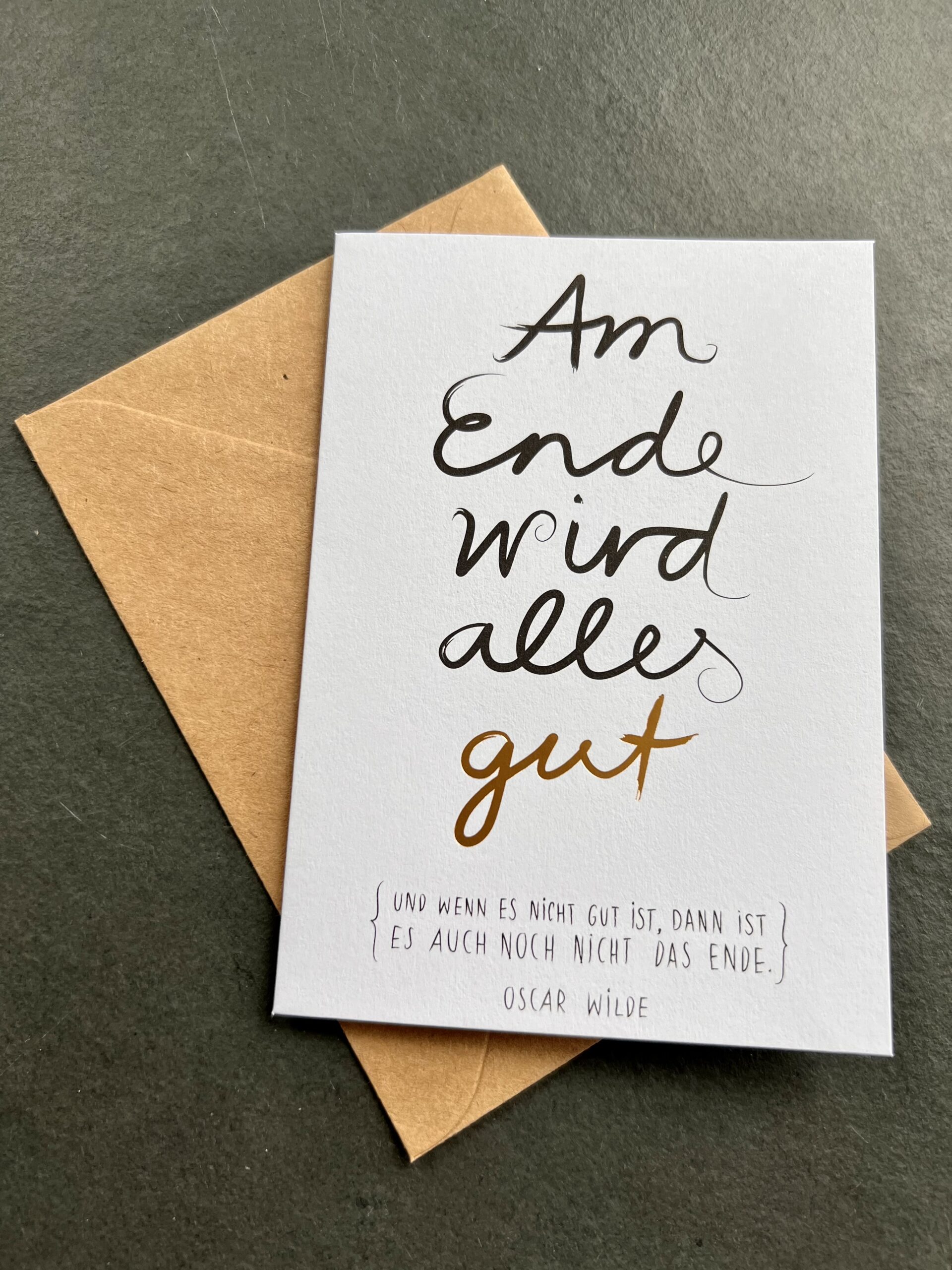 Räder Grußpost Am Ende wird alles gut