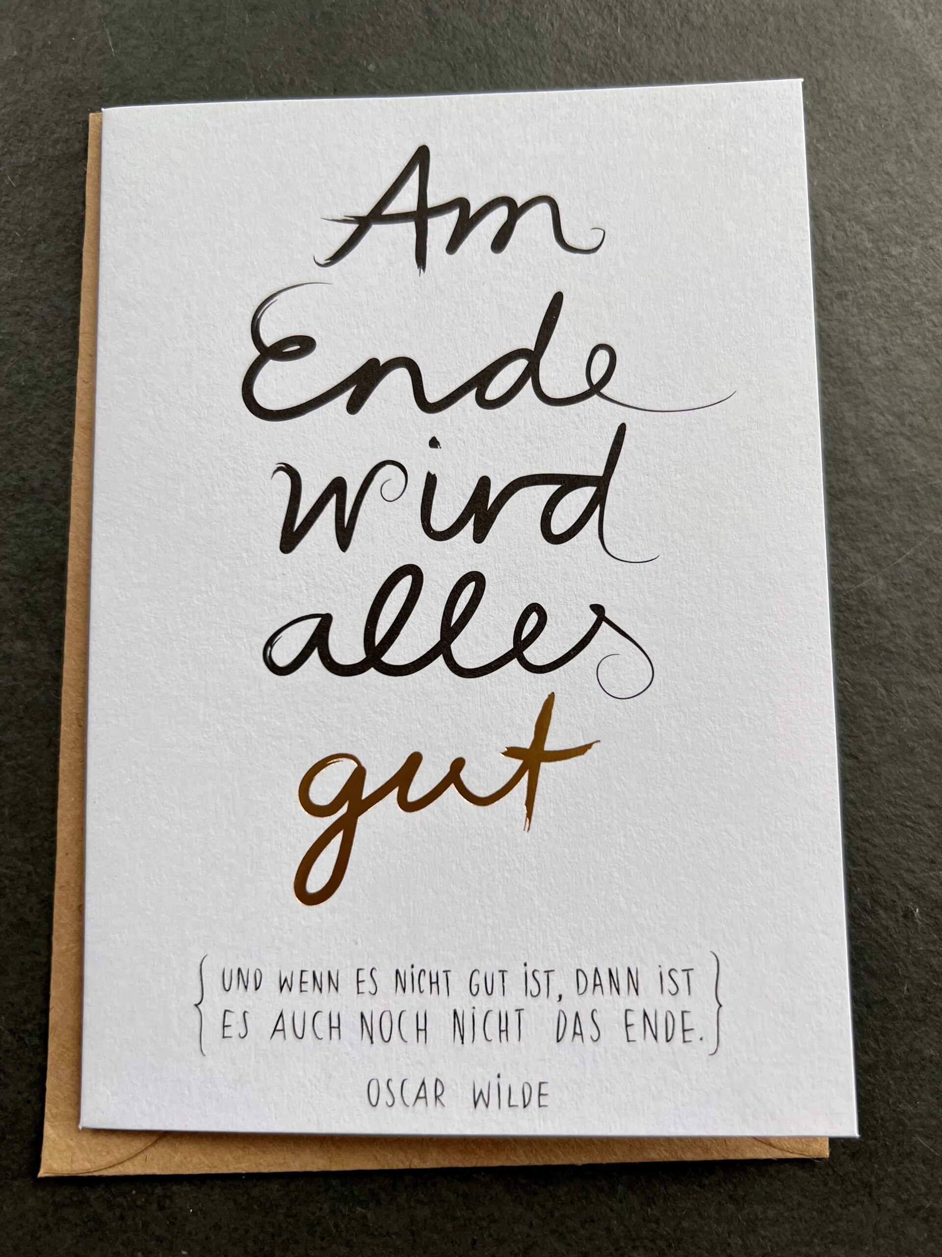 Räder Grußpost Am Ende wird alles gut