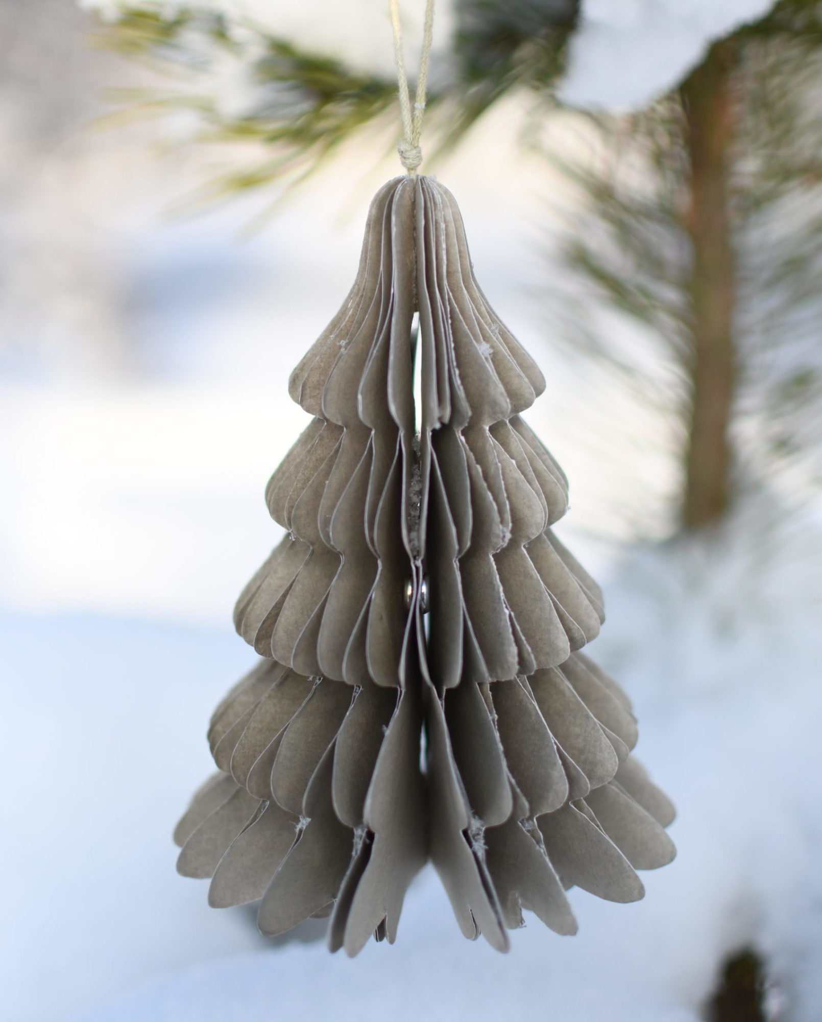 Granstad - Weihnachtsanhänger beige