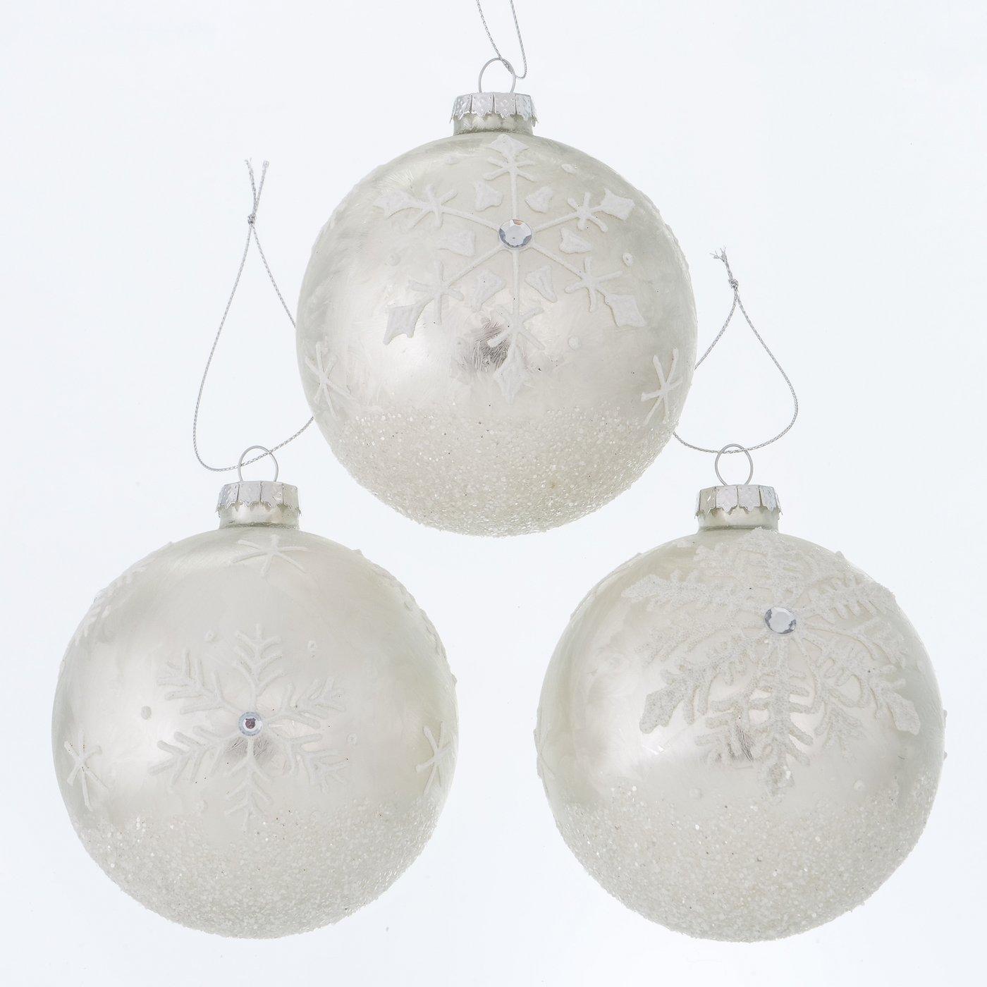2023432-Hauptbild Weihnachtskugel Snowy 3er Set