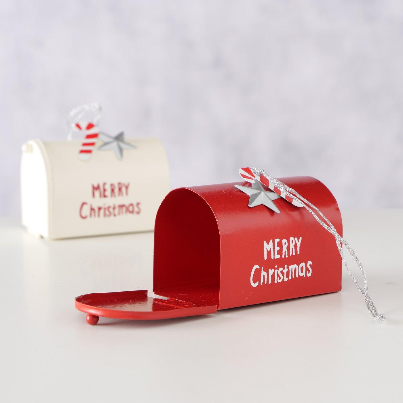 2024912-Ambientebild Weihnachtsanhänger Santas Mailbox 2 Sorten