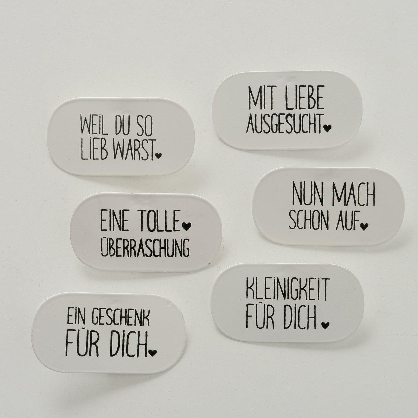 Dekoanhänger Anike 6teilig 2 Sorten