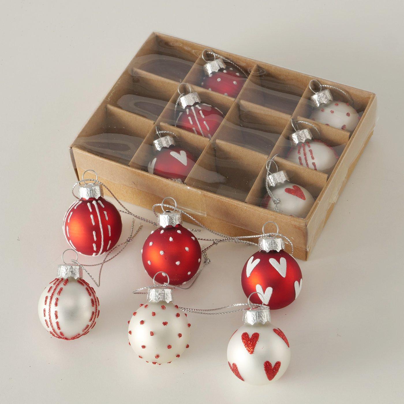 2025945-Hauptbild Weihnachtskugel Herzilein 12er Set klein