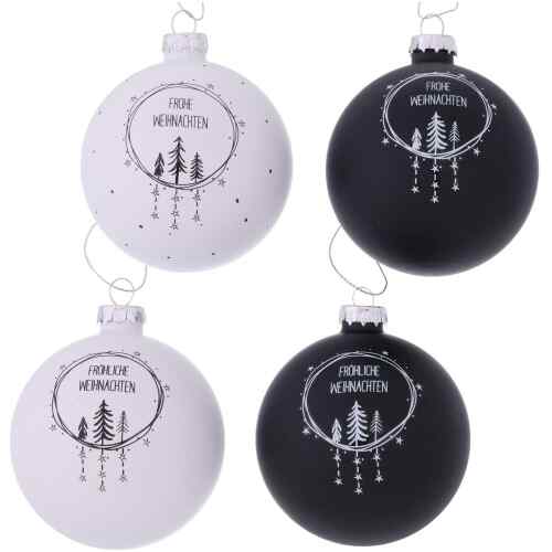 Weihnachtskugel Oslo 4 Sorten