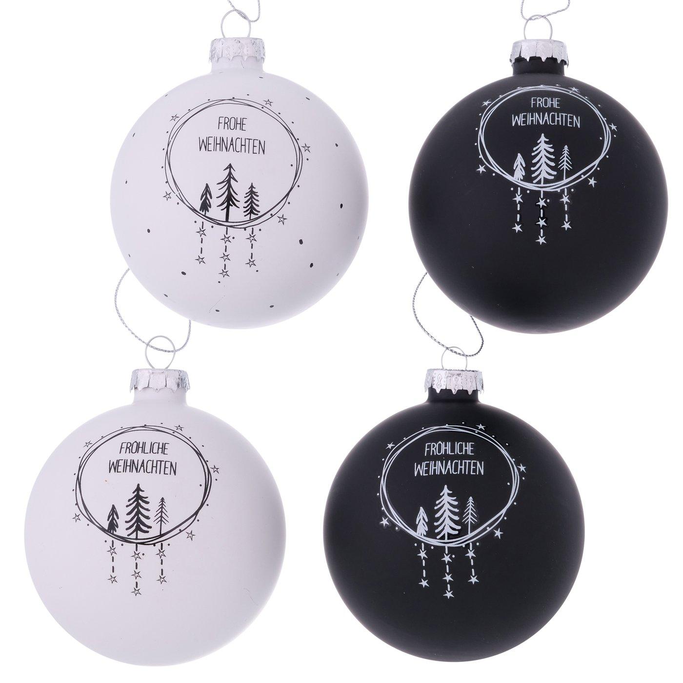 Weihnachtskugel Oslo 4 Sorten