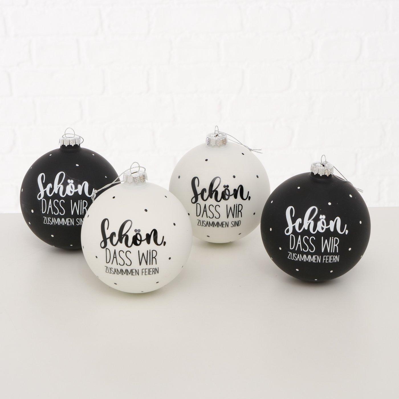 Weihnachtskugel Schön 4 Sorten