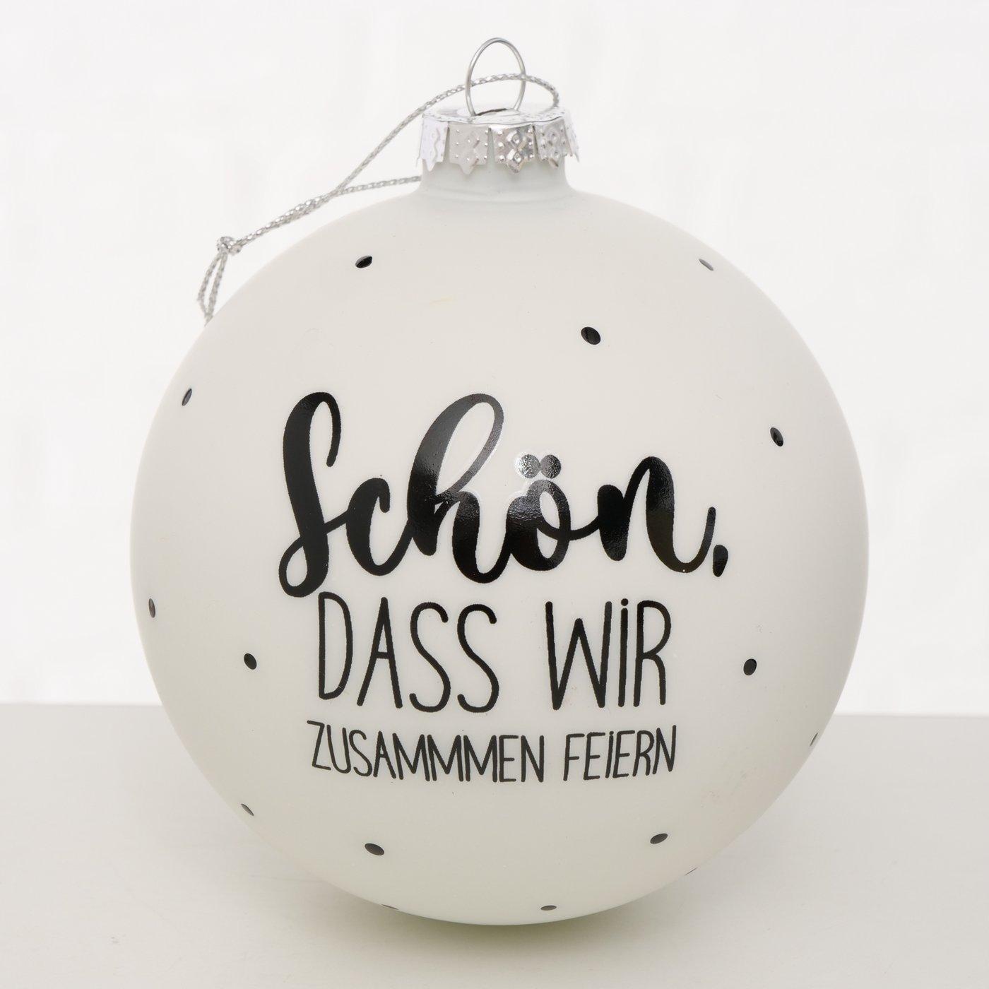Weihnachtskugel Schön 4 Sorten