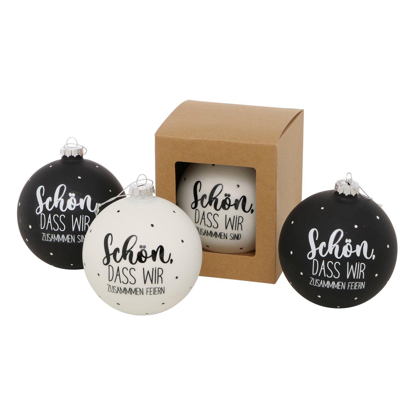 Weihnachtskugel Schön 4 Sorten