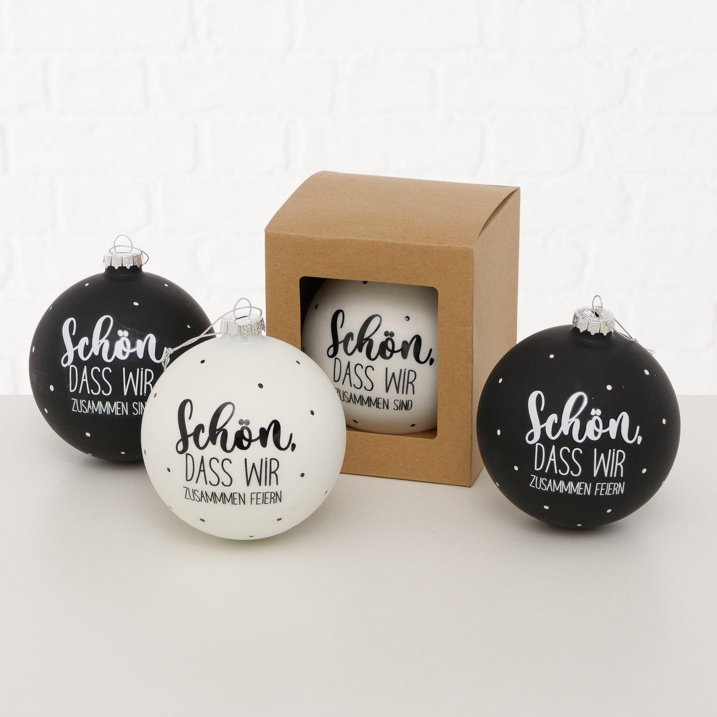 Weihnachtskugel Schön 4 Sorten