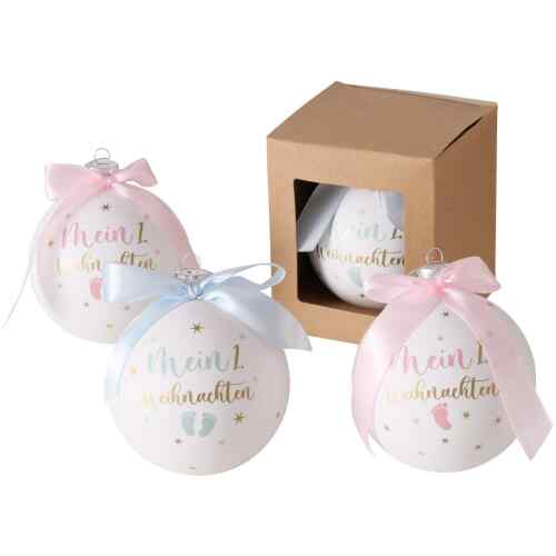 Weihnachtskugel Baby 4 Sorten