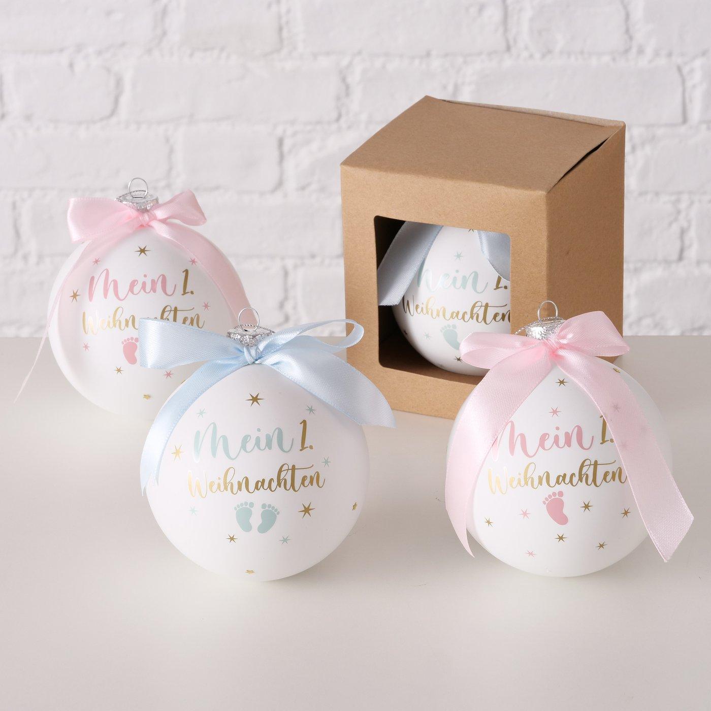 Weihnachtskugel Baby 4 Sorten