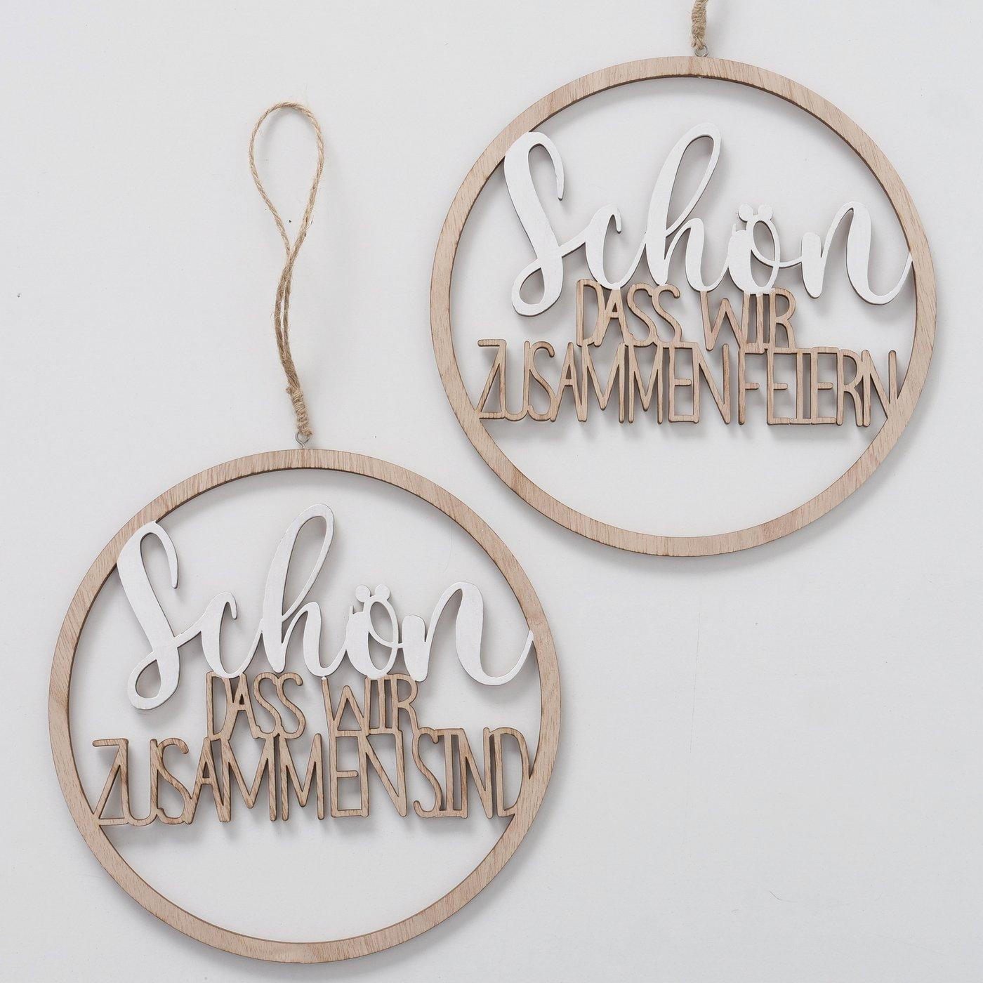 Anhänger Schön, 2 Sorten