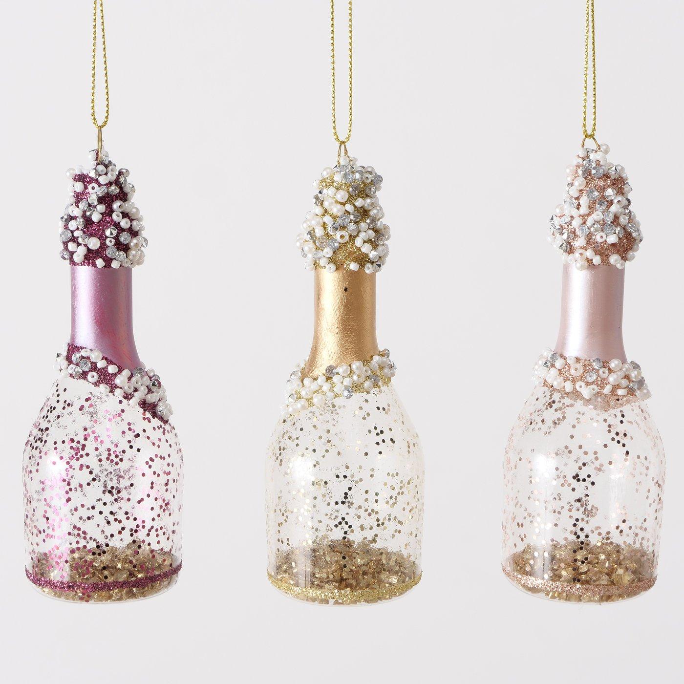 Weihnachtsanhänger Champagne 3 Sorten