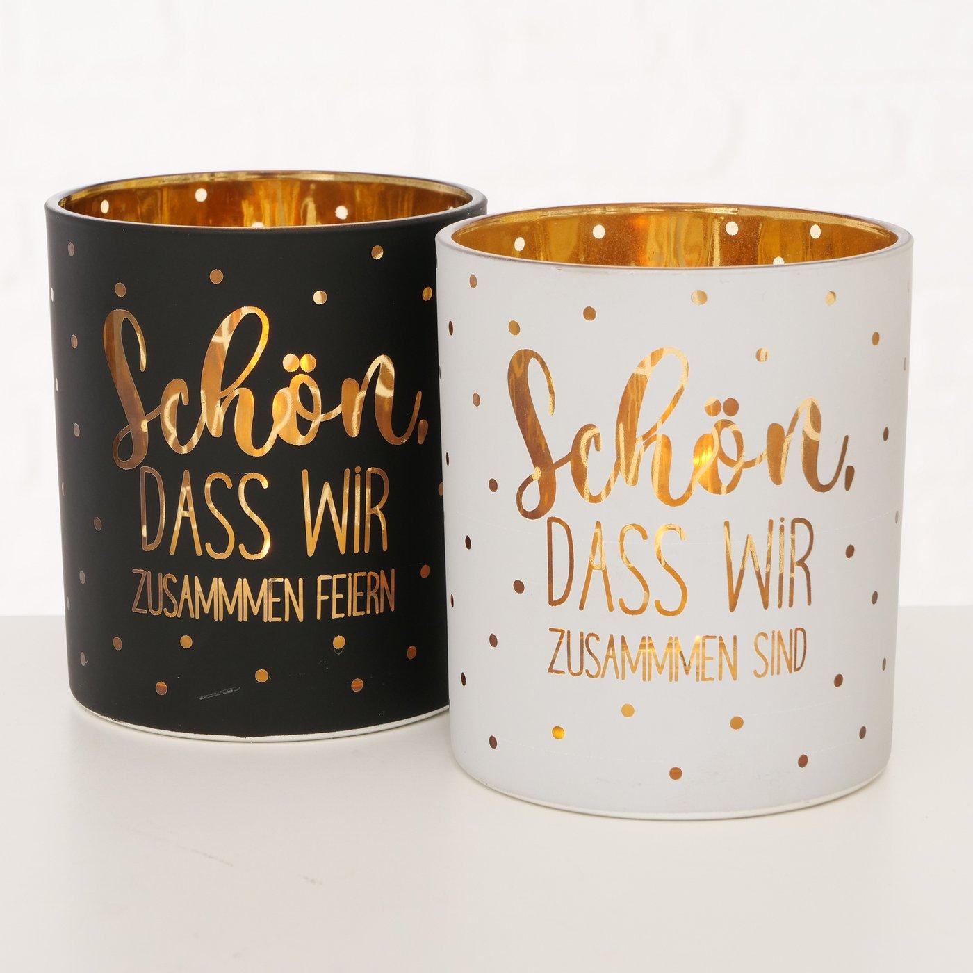 Windlicht Schön 2-er Set