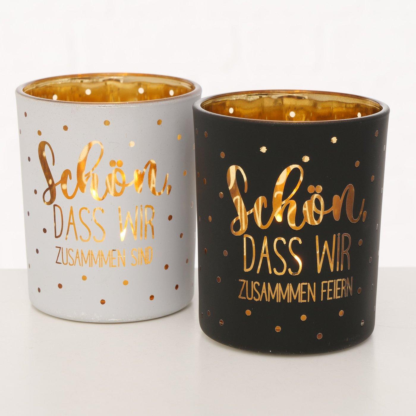 Windlicht Schön 2-er Set