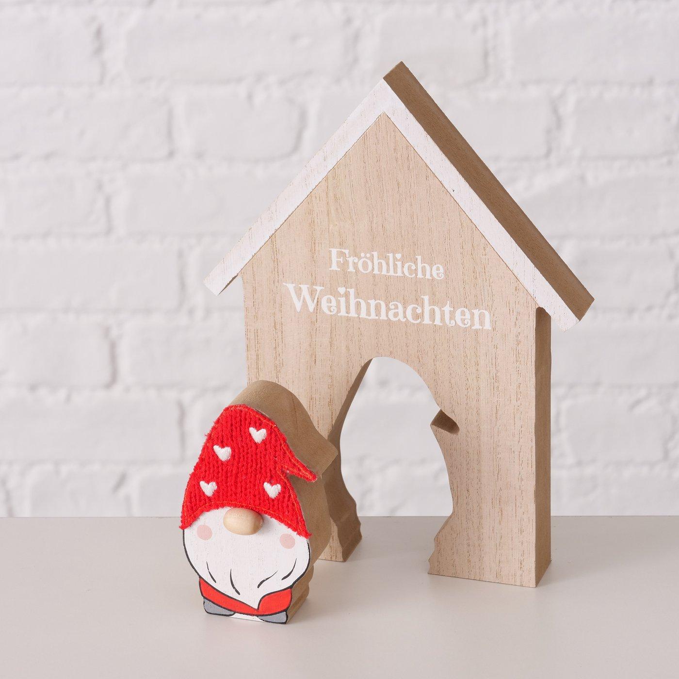 Dekoaufsteller Nicky Weihnachten 3 Sorten