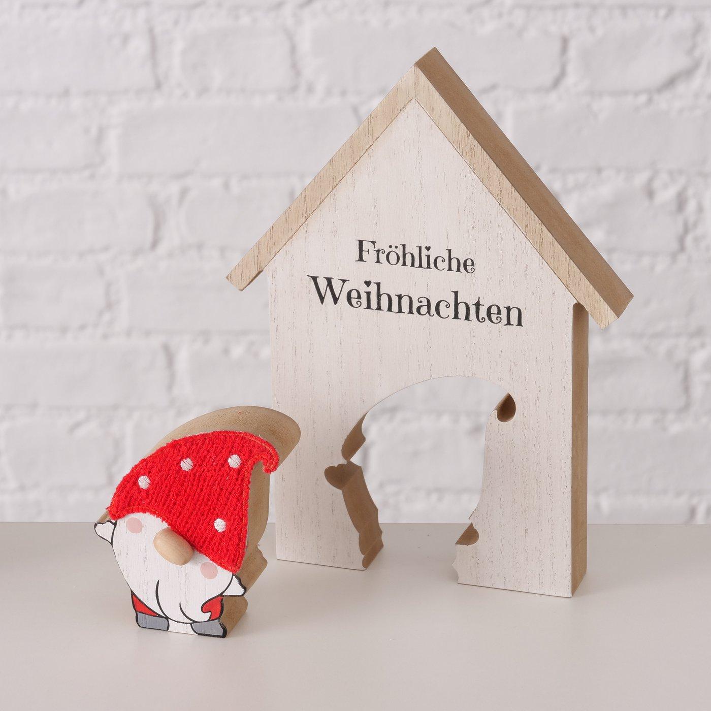 Dekoaufsteller Nicky Weihnachten 3 Sorten