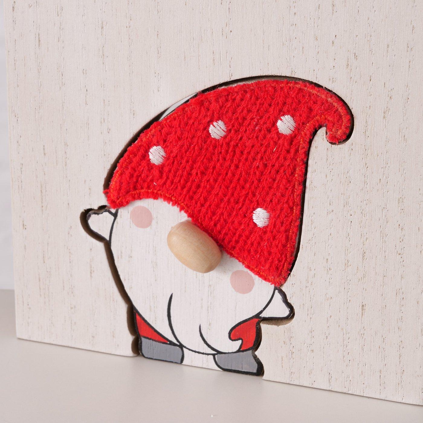 Dekoaufsteller Nicky Weihnachten 3 Sorten