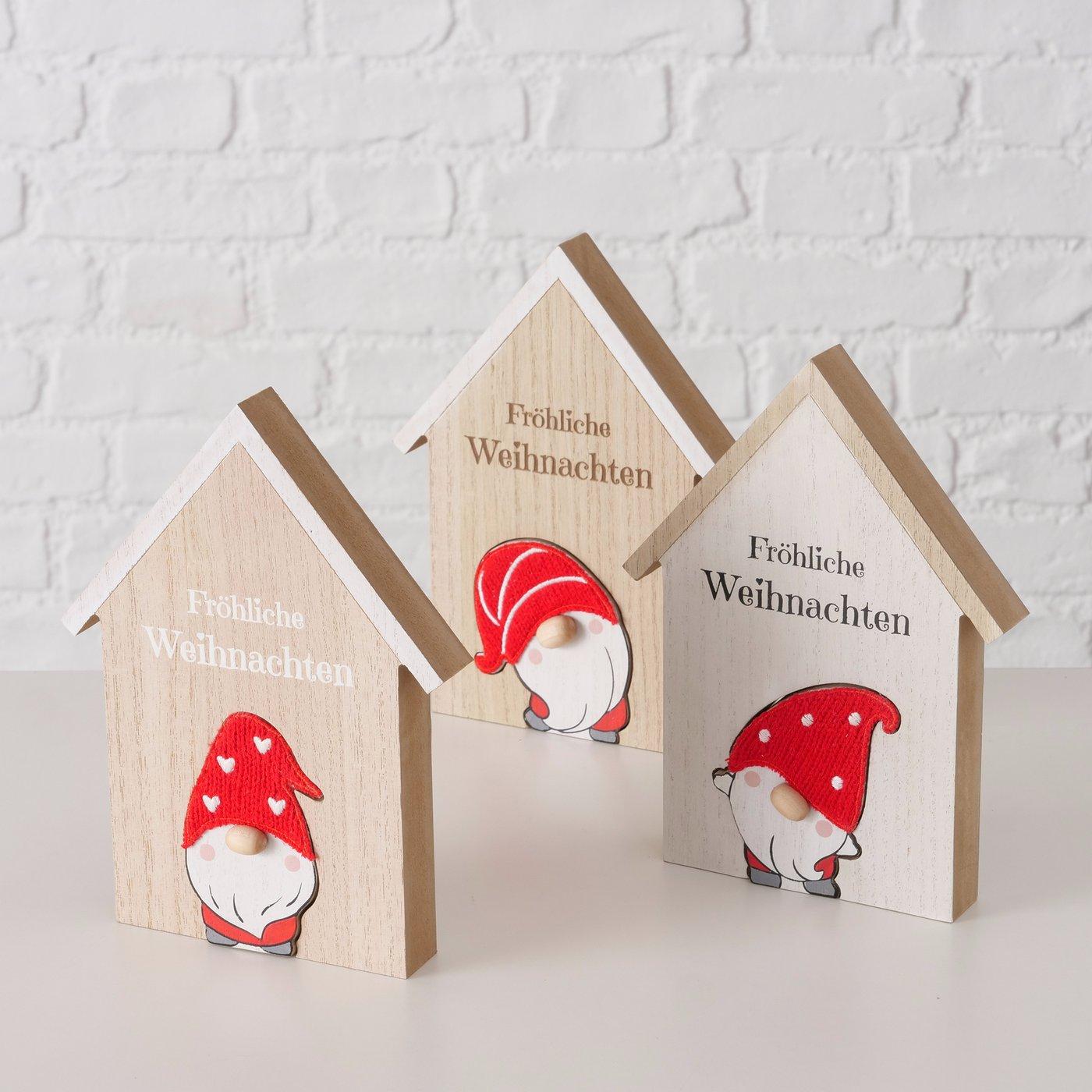 Dekoaufsteller Nicky Weihnachten 3 Sorten