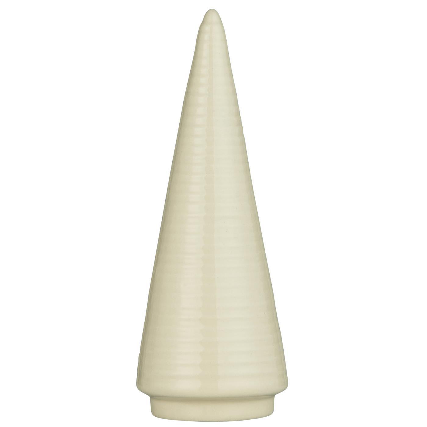 Tannenbaum weiß Rillen länglich