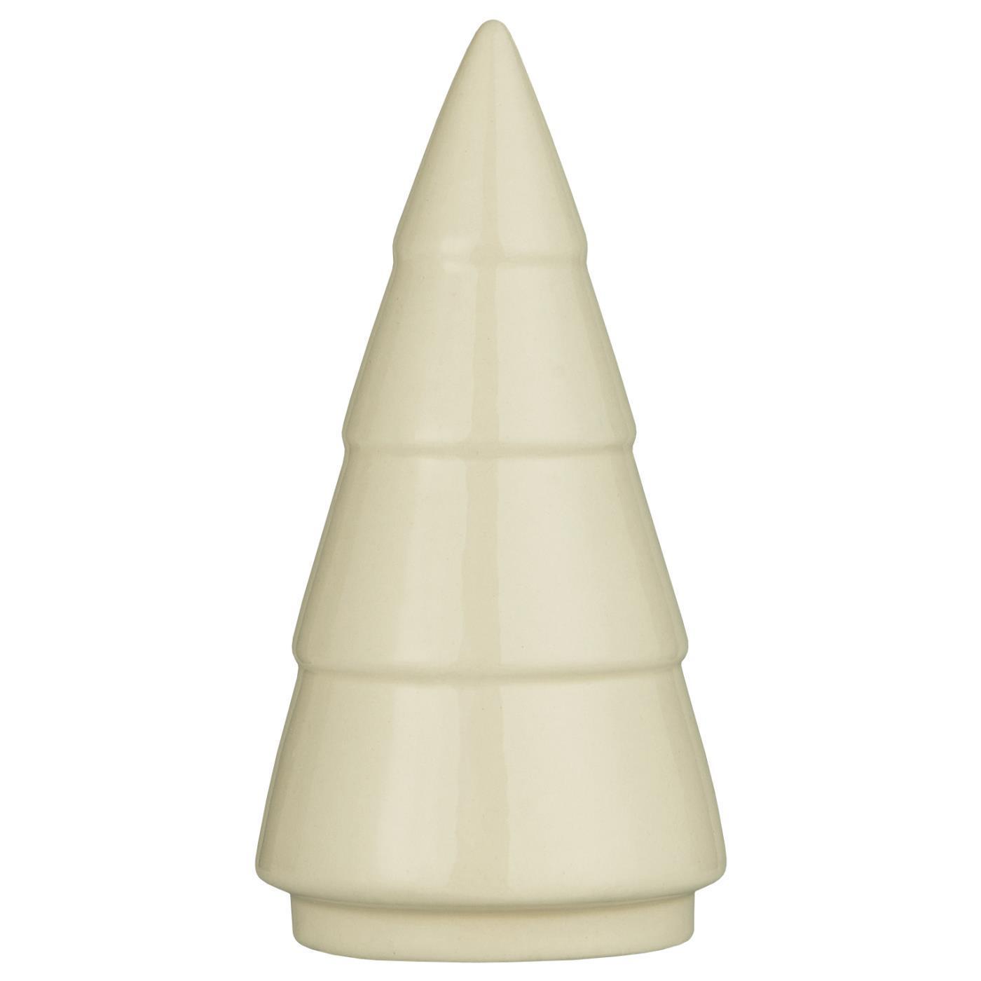 Tannenbaum cremefarben breite Rillen