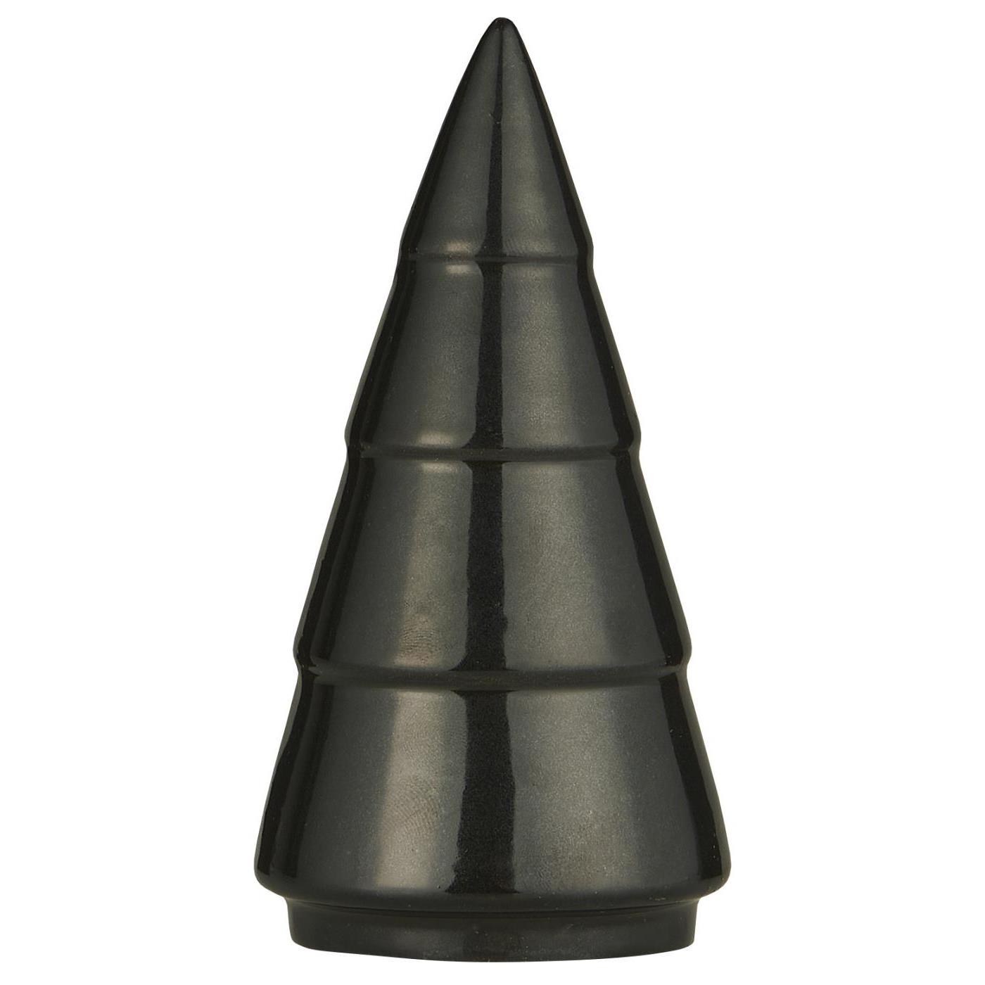 Tannenbaum schwarz breite Rillen