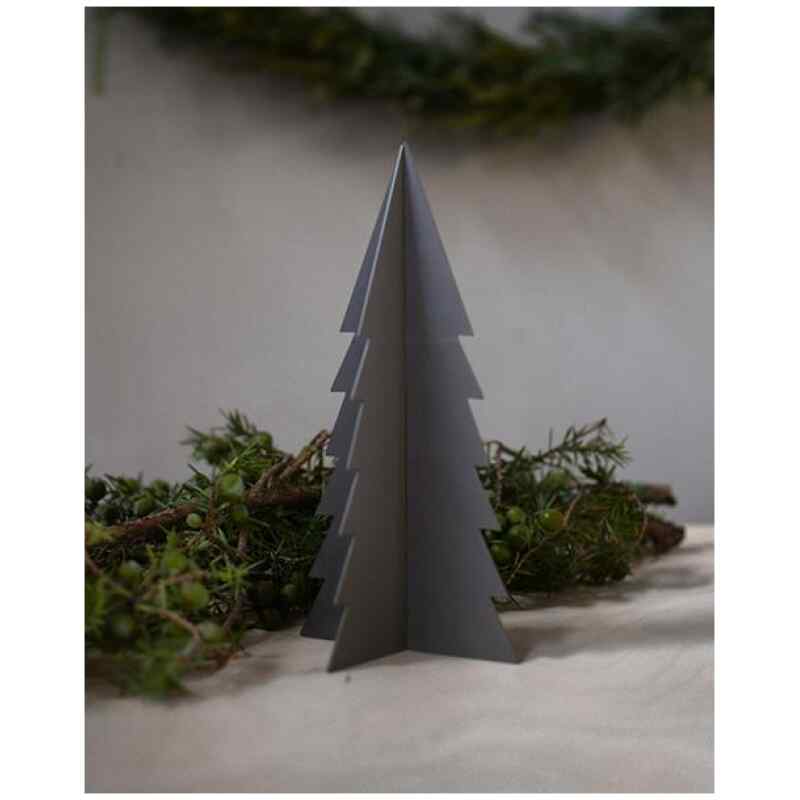 Gimdalen Weihnachtsbaum Metall grau groß