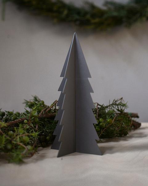 Gimdalen Weihnachtsbaum Metall grau groß