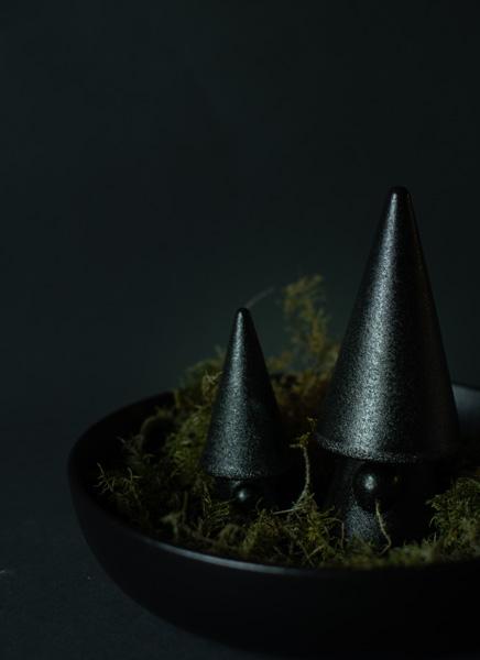 Evert Zwerg Glossy Schwarz klein