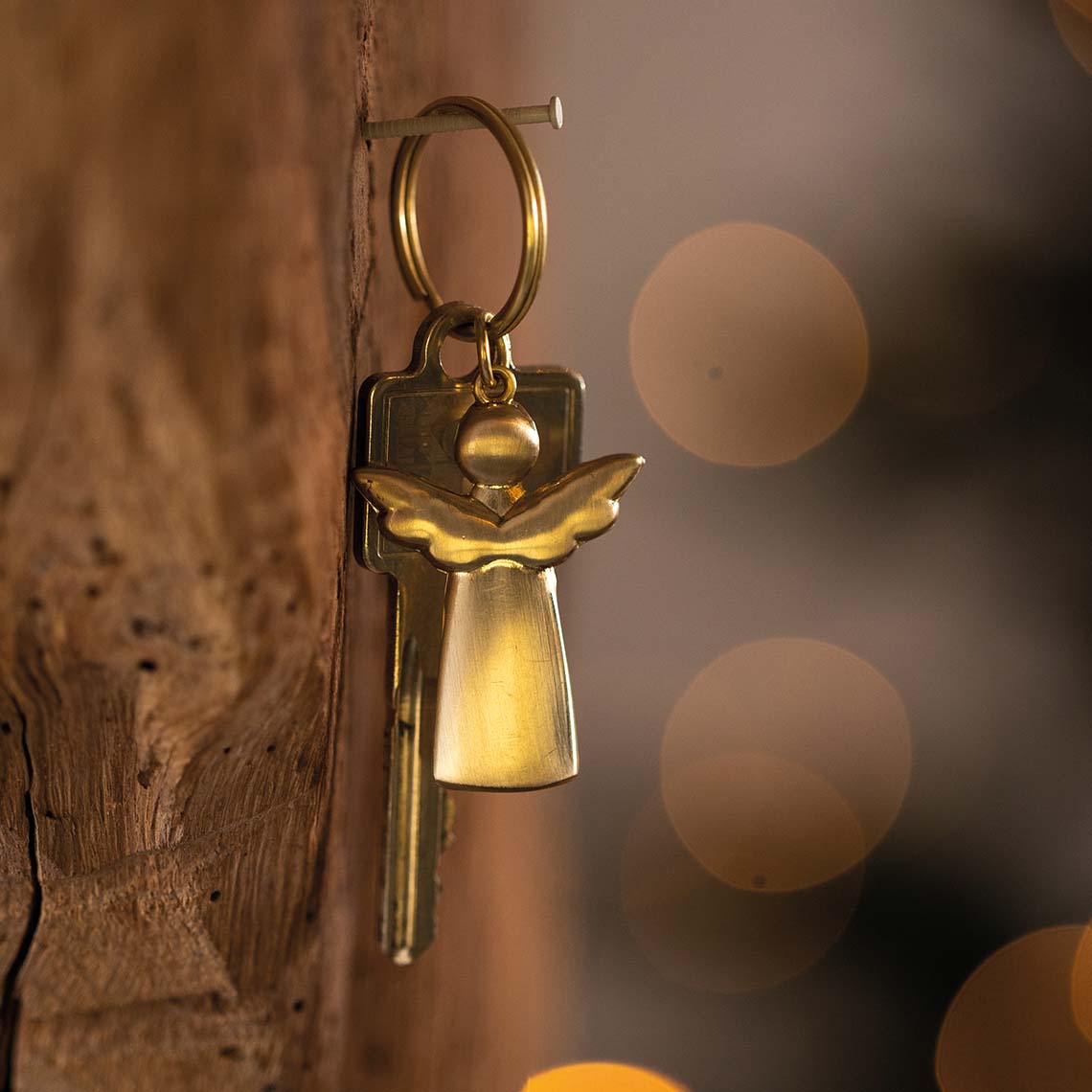 Räder Engel Anhänger gold