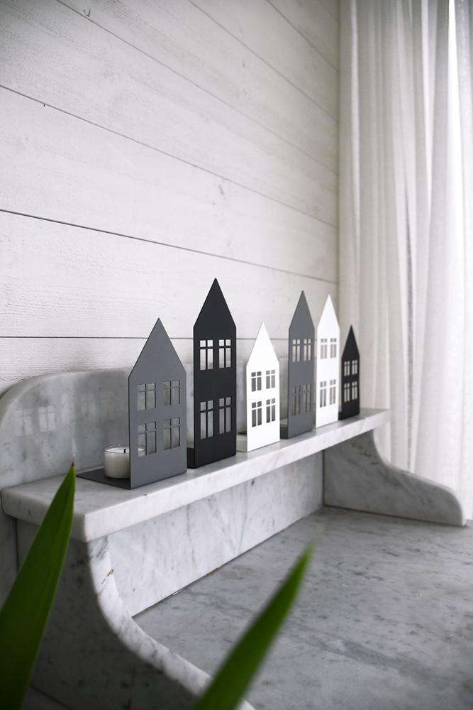 Storgatan Teelichthalter schwarz groß