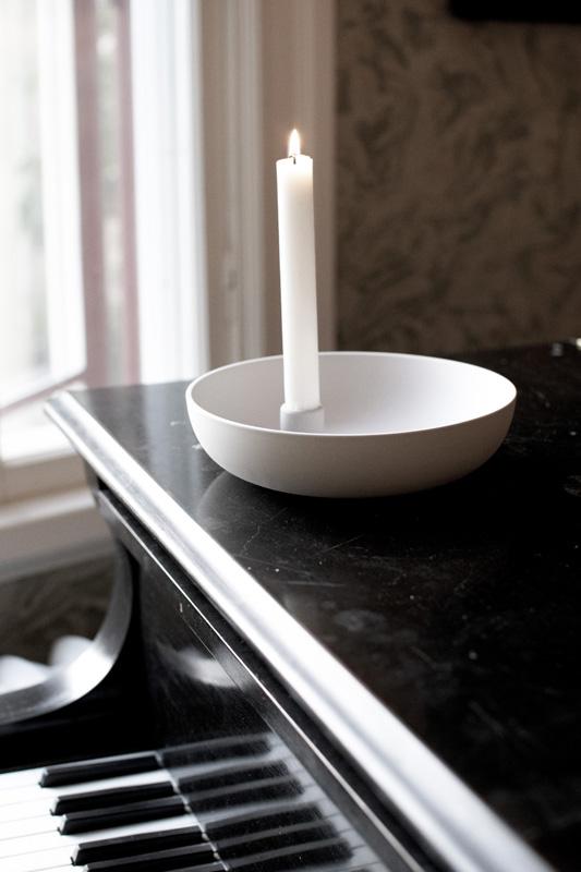 Lidatorp Kerzenständer weiß groß