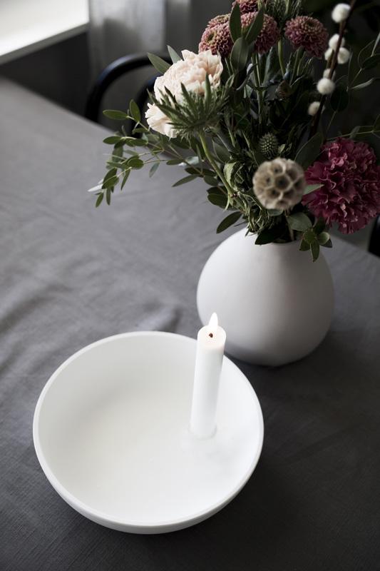 Lidatorp Kerzenständer weiß groß