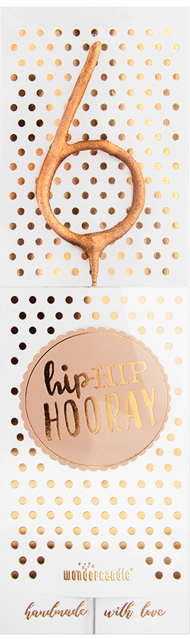 ACB2725C-BEB0-42E4-A434-C2738442D997 Hiphip hooray Roségold Wondercandle® classic "S" 12 Sorten