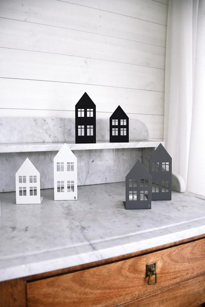 Storgatan Teelichthalter grau klein