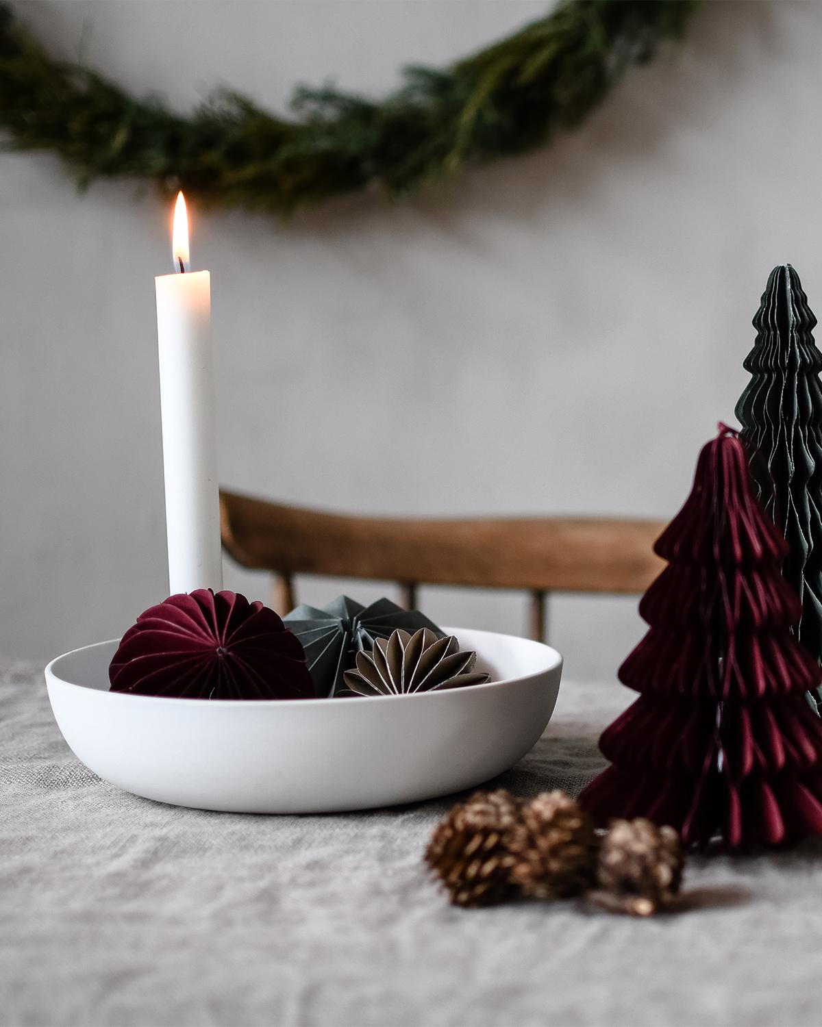 Lidatorp Kerzenständer weiß groß