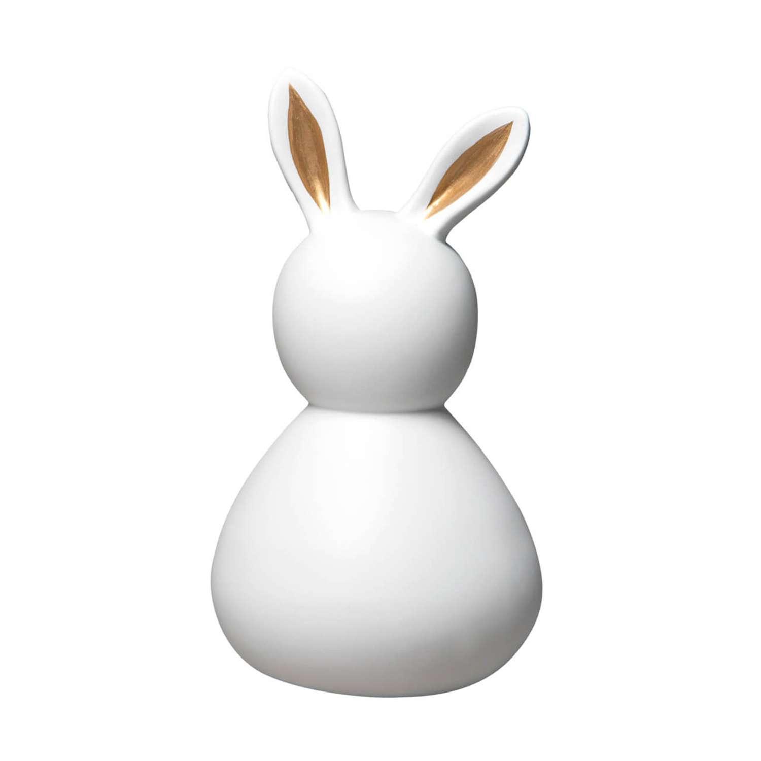 Räder Ostern Porzellanhase groß Dame gold