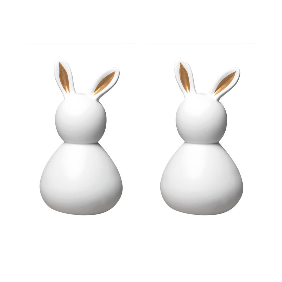 Räder Ostern Porzellanhase klein 2er Set Damen gold
