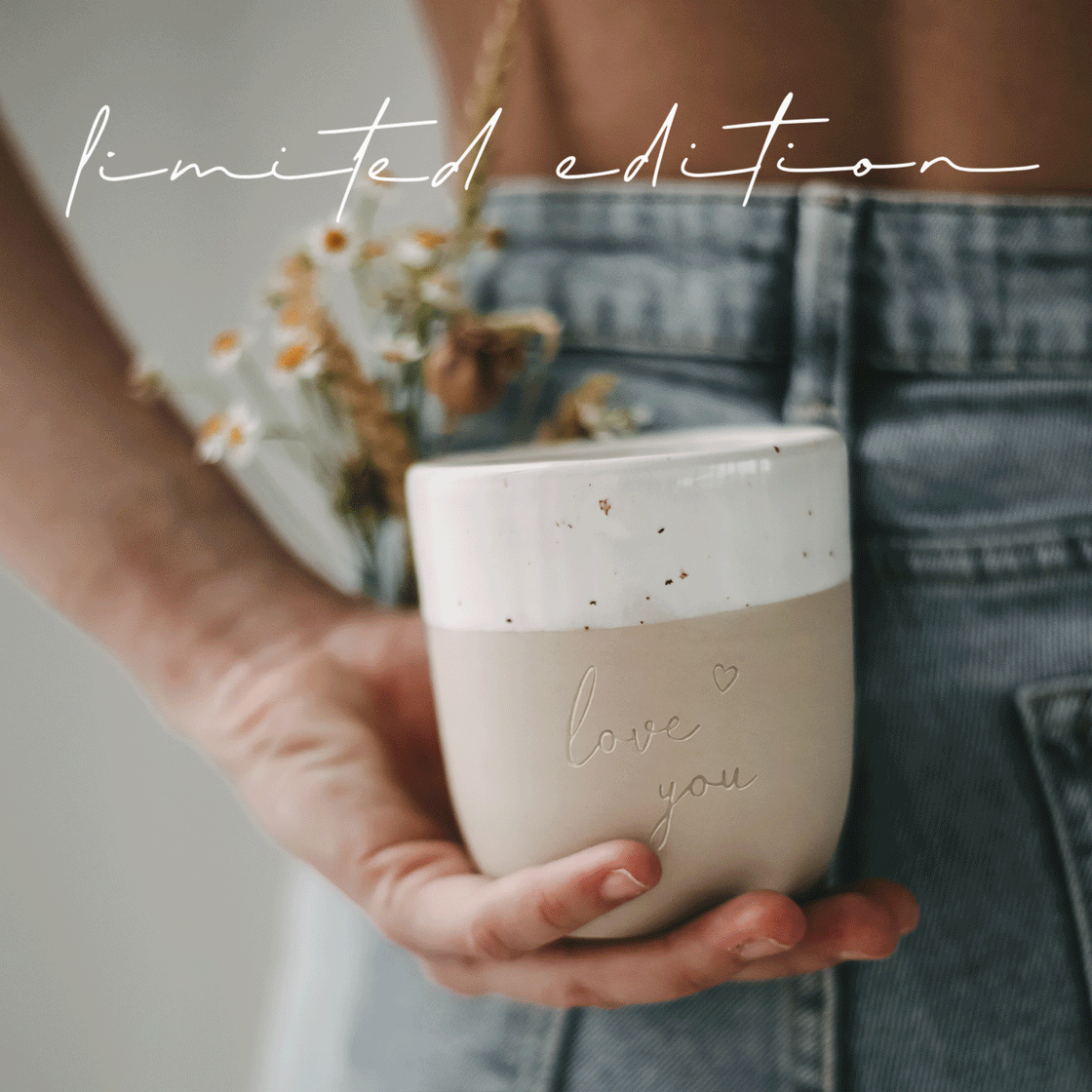 Becher Love you - limitiert
