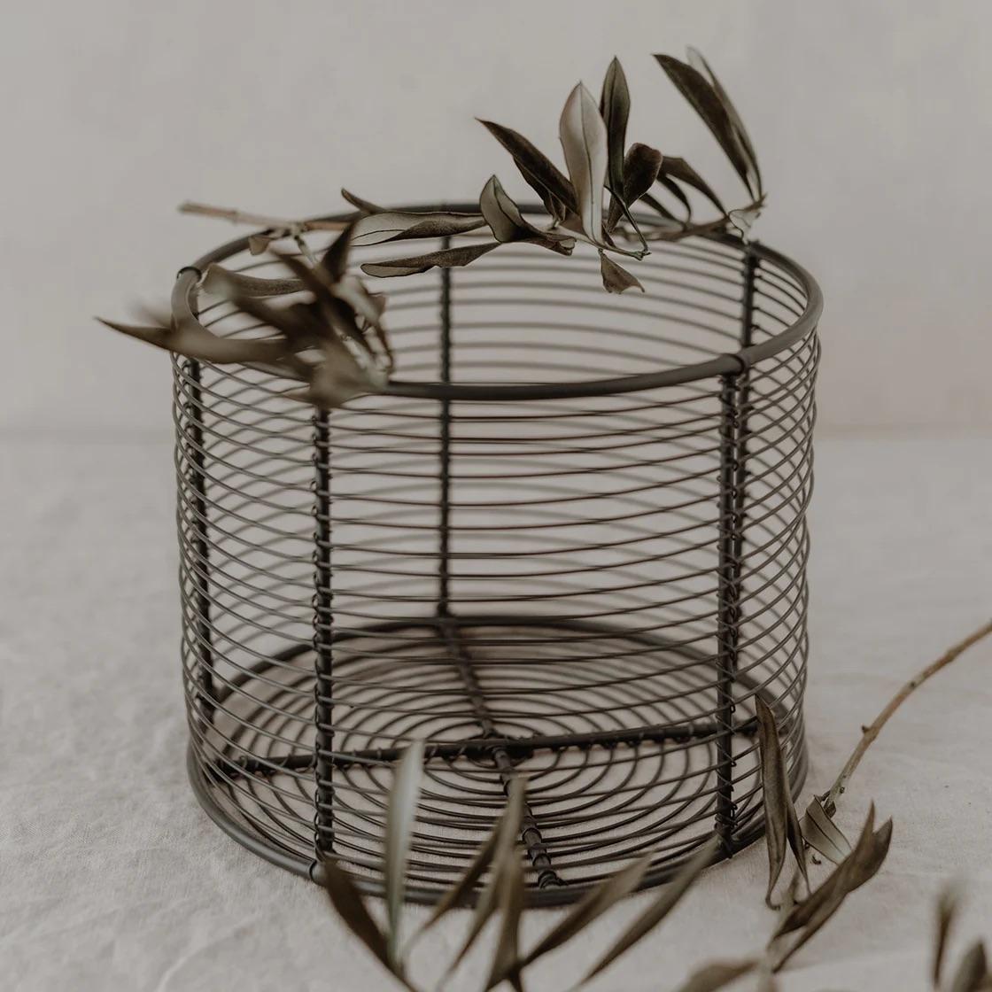 <p>Drahtkorb rund 19cm</p>