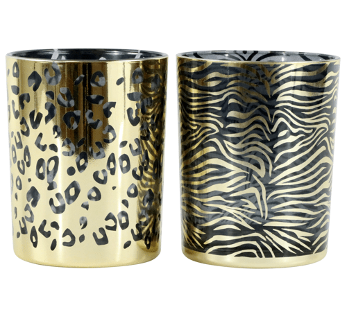 Windlicht Golden Jungle 2er Set