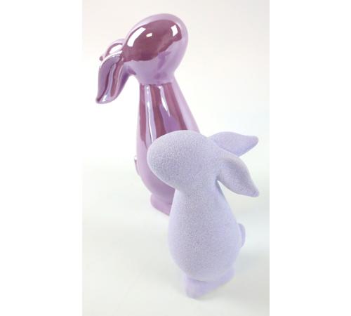 Porzellanhasen Violetta 2er Set
