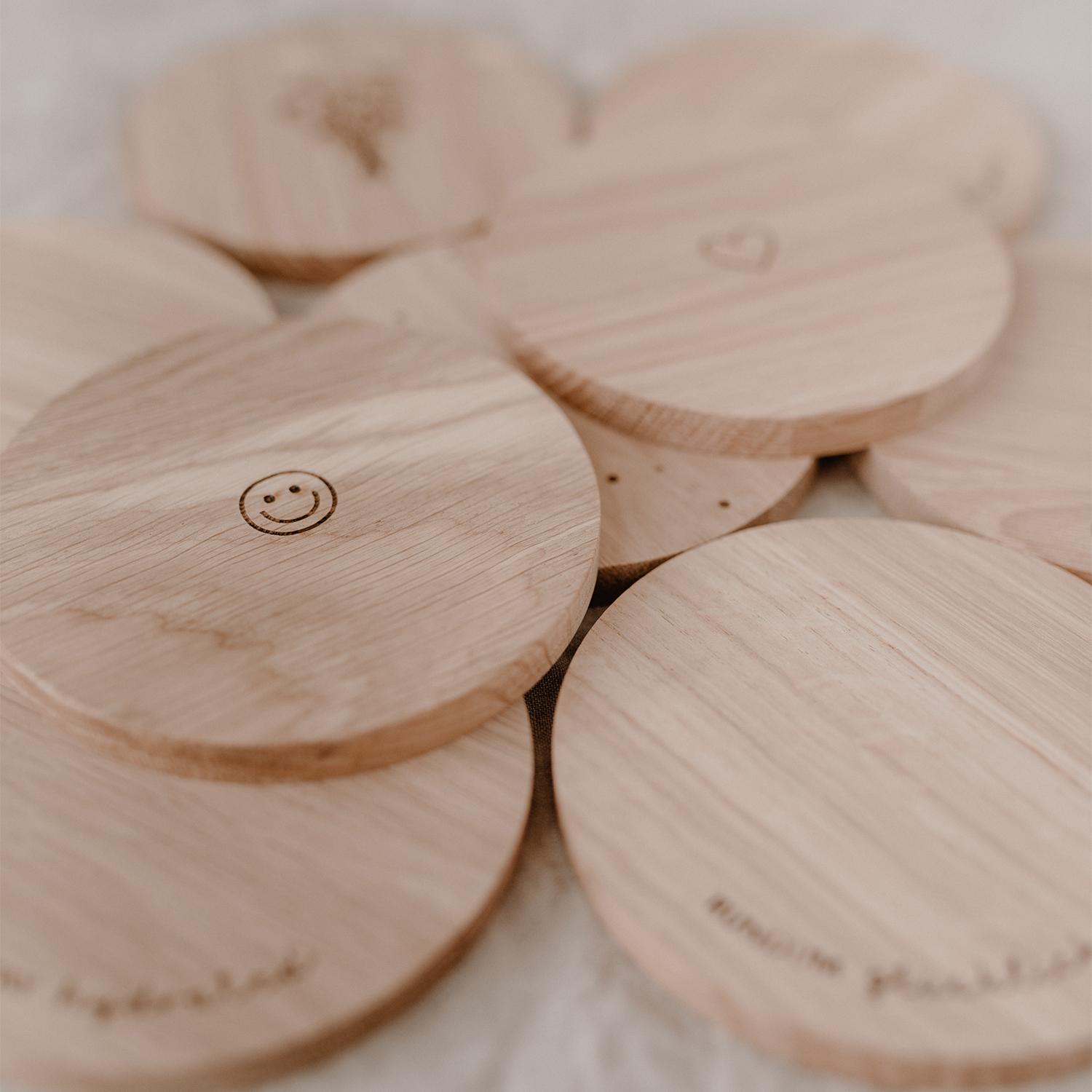 Untersetzer Eiche Coffee Lover