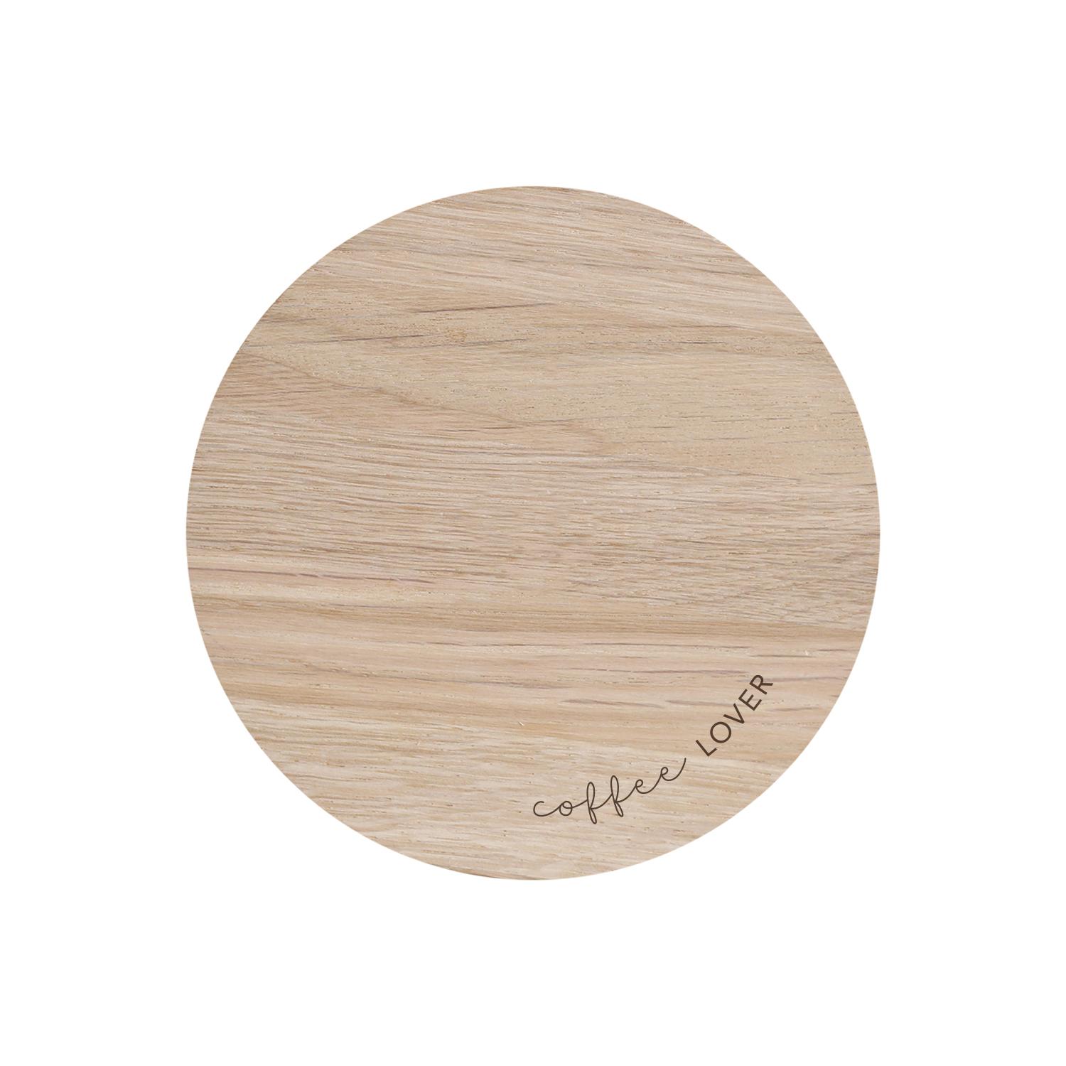 Untersetzer Eiche Coffee Lover