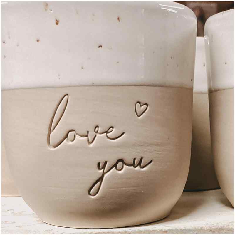 Becher Love you - limitiert